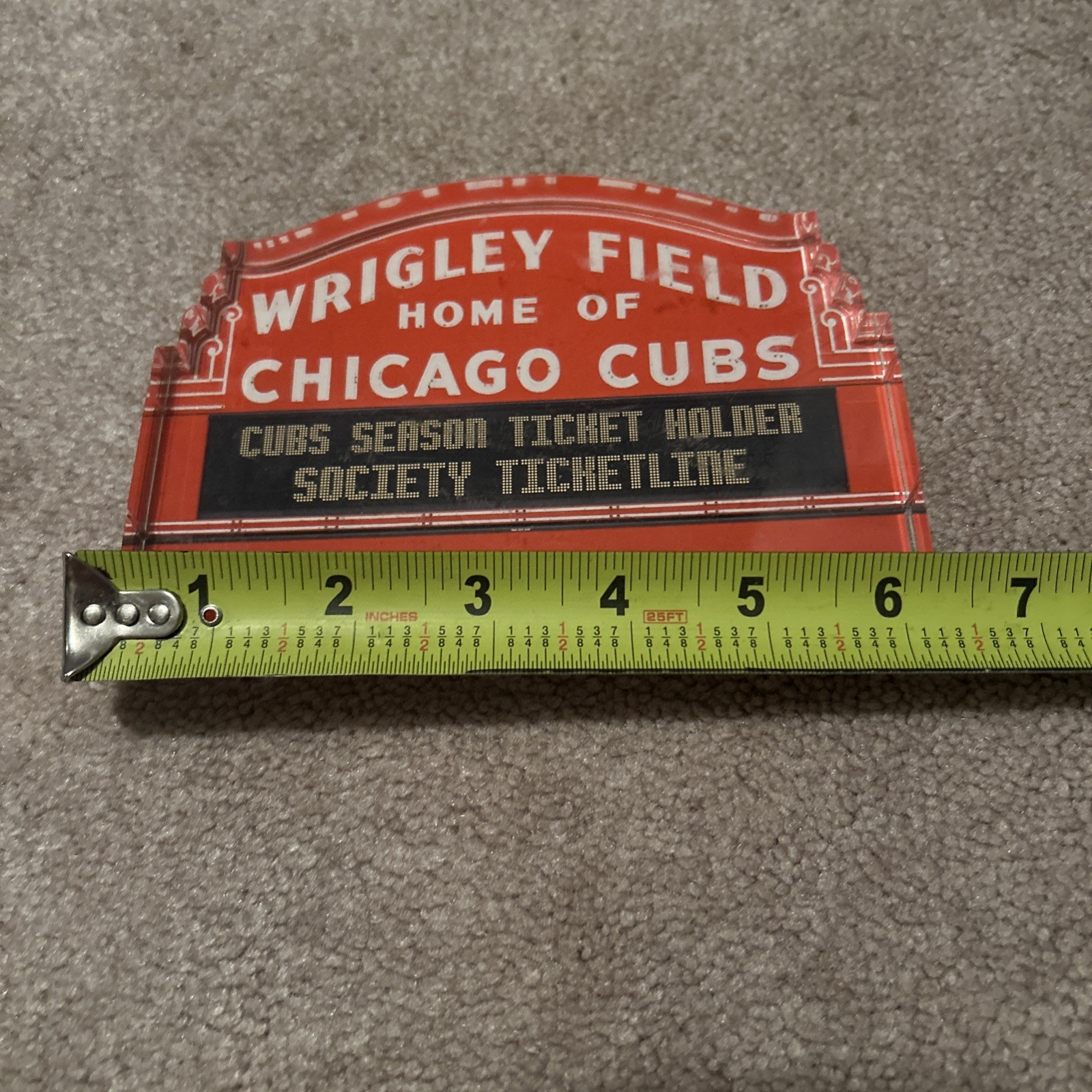 Wrigley Field Mini Resin Marquee