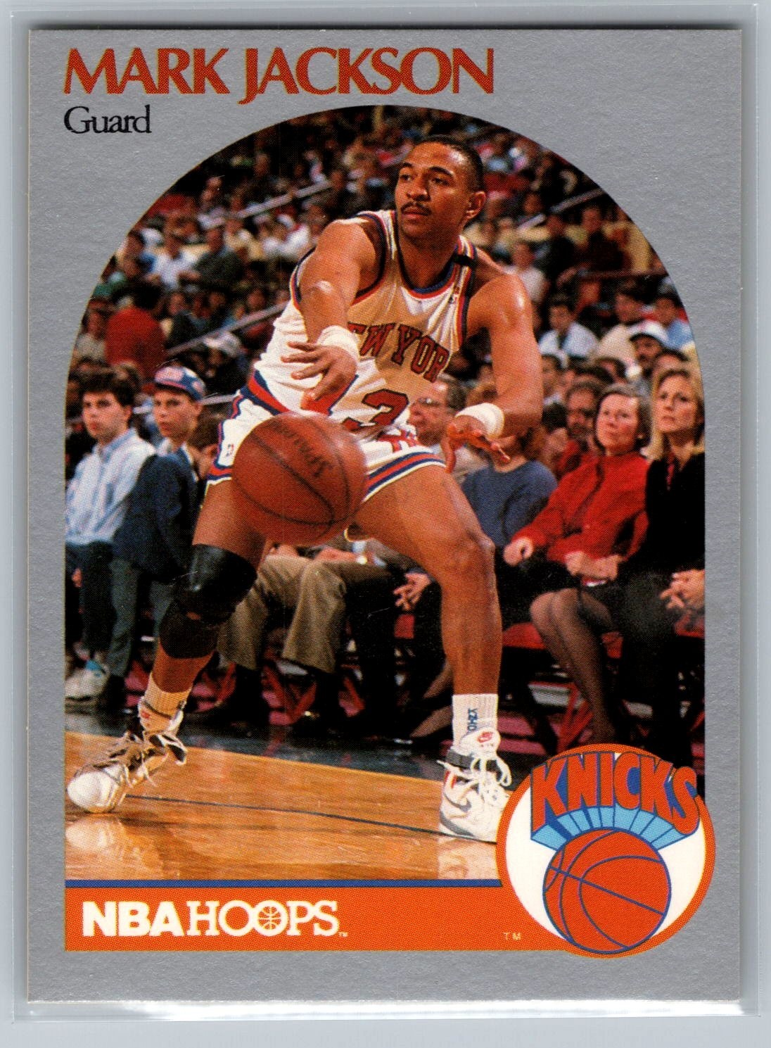 1990-91 NBA Hoops – Mark Jackson, Menendez Brothers Courtside #205 – EX-MT