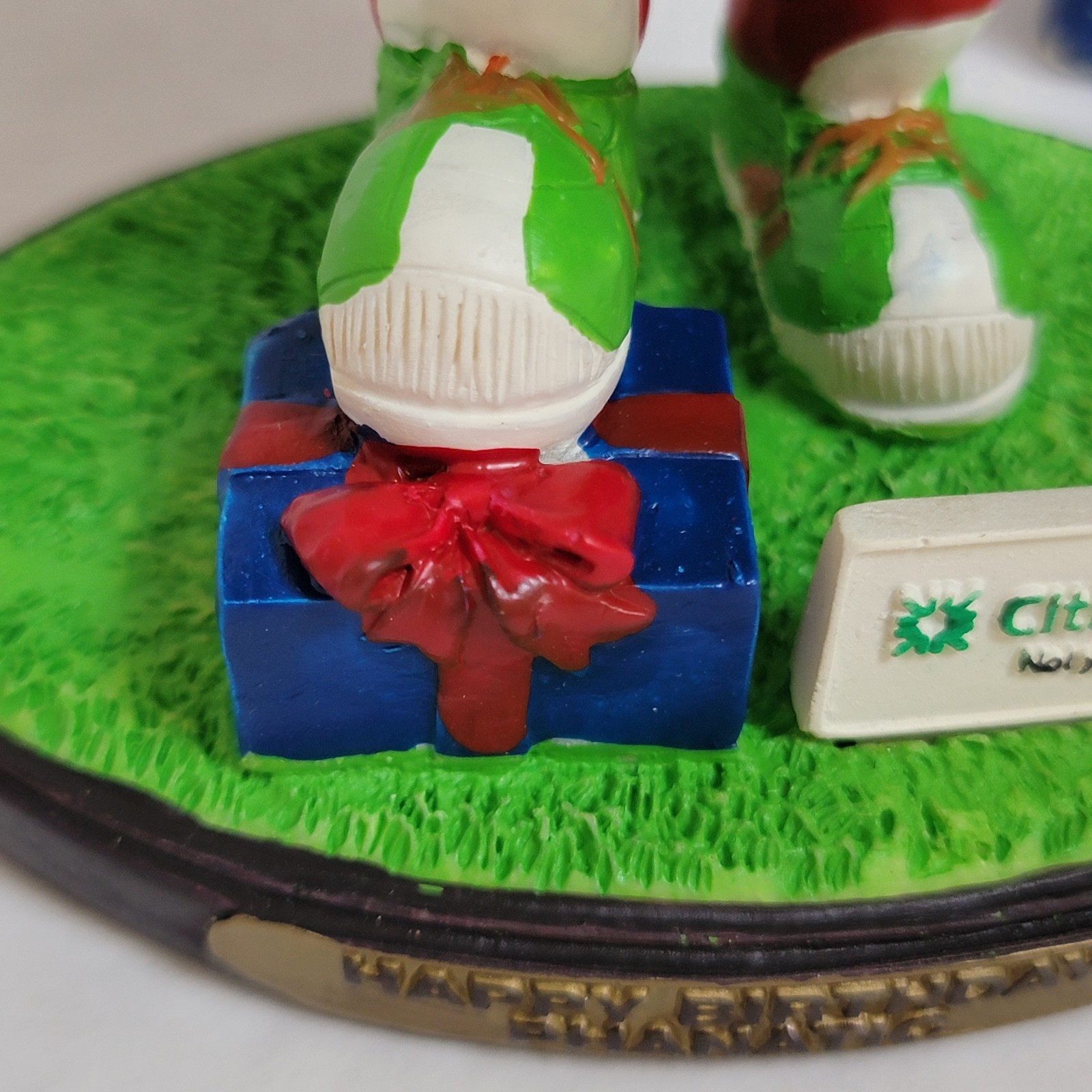 2007~ Phillie Phanatic~ “Happy Birthday Phanatic”`~BD&A Bobblehead Mascot~ READ