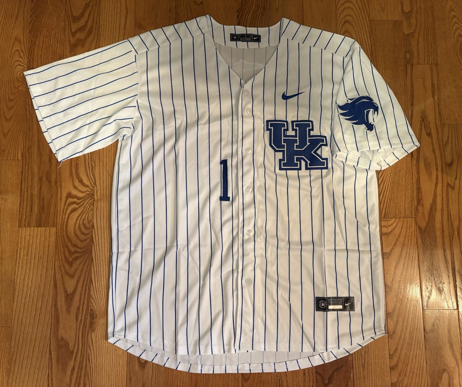 University Of Kentucky Wildcats NCAA Baseball Jersey STITCHED NEW Size XL #1