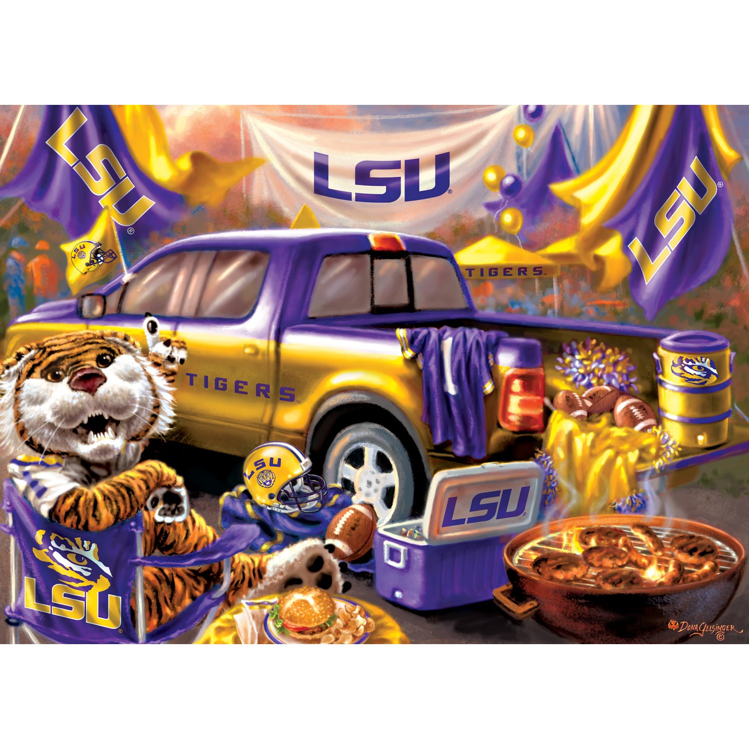 MasterPieces – LSU Tigers – NCAA Gameday 1000 Piece Jigsaw Puzzle