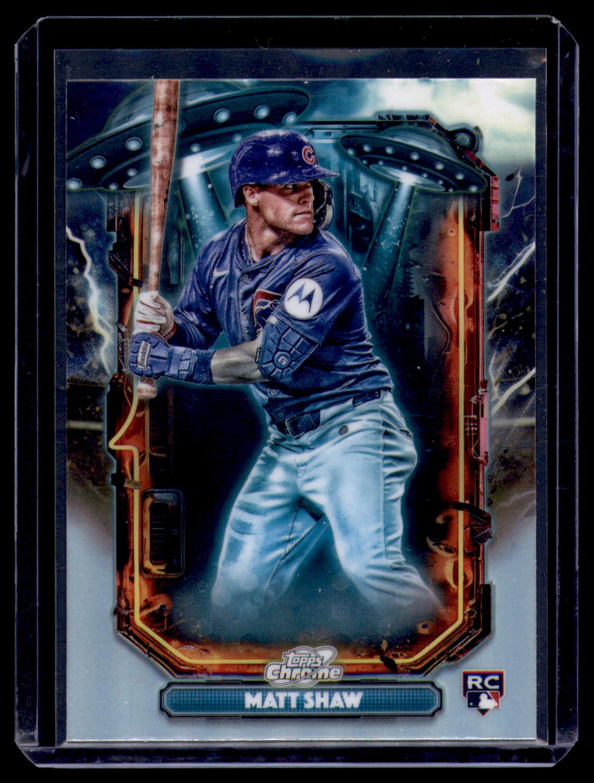 2025 Topps Chrome Cosmic Matt Shaw Rookie Extraterrestrial Talent #ET-32 Cubs