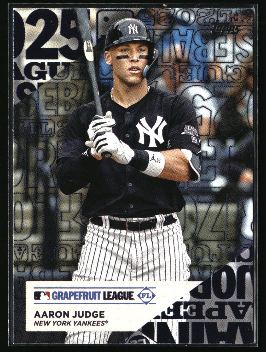 2025 Topps #TG-2 Aaron Judge Training Grounds