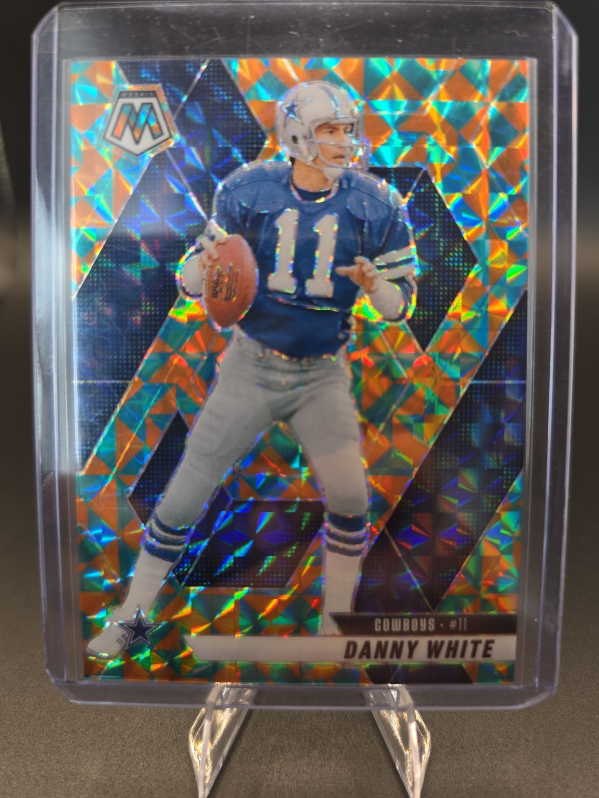 2025 Panini Mosaic Danny White #240 Tessellation Prizm /15 (SSP CASE HIT)