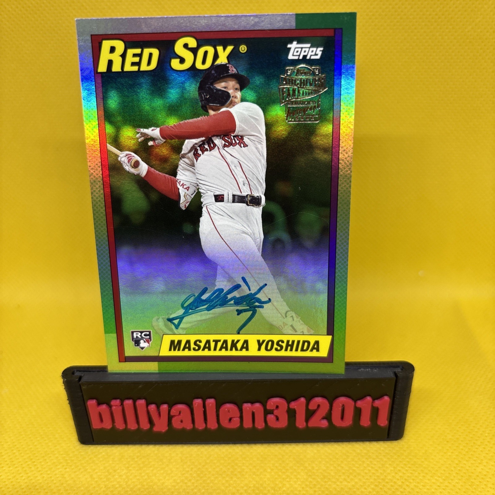 2023 Topps Archives – 1990 Fan Favorite Autographs Masataka Yoshida /99
