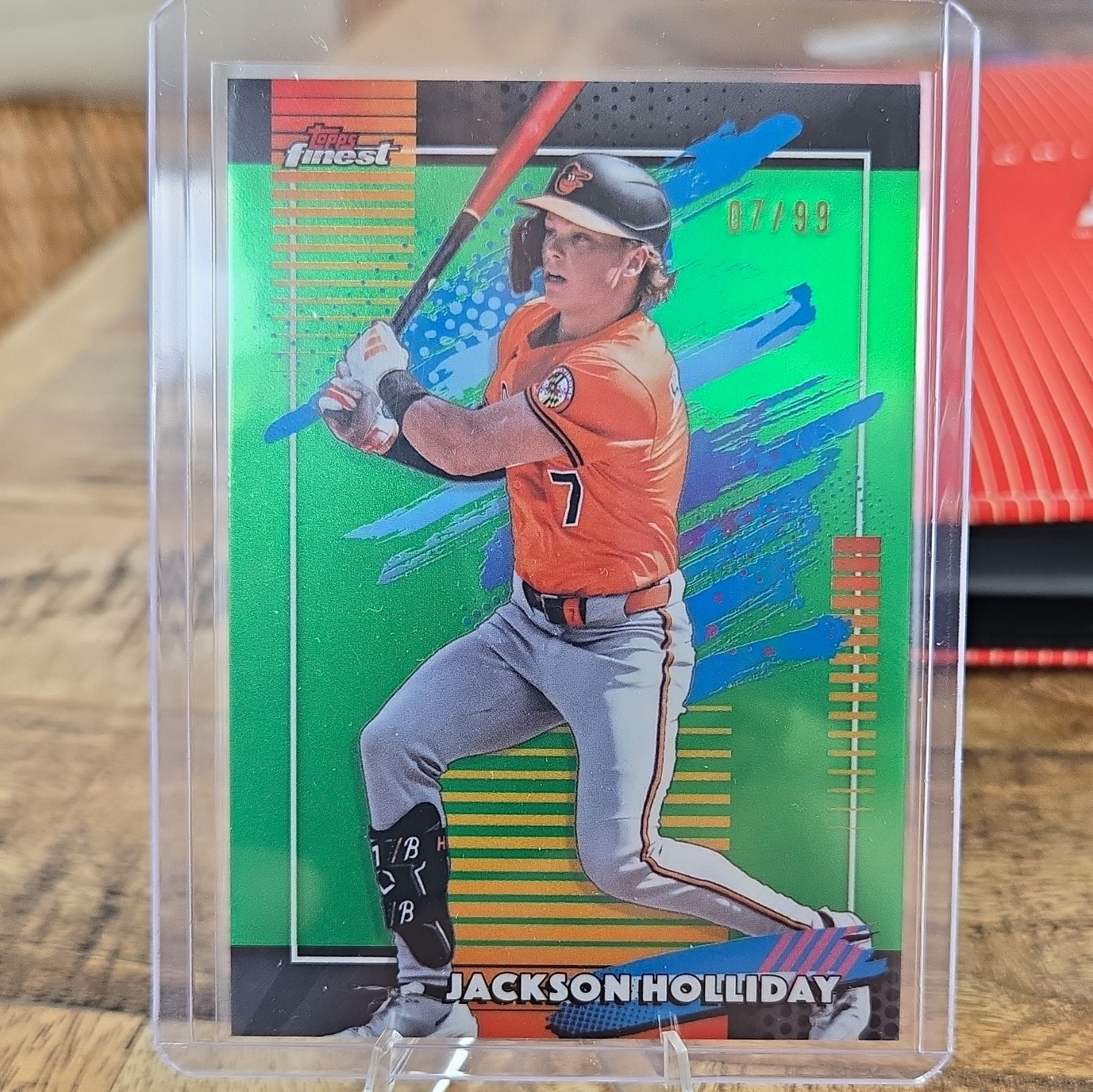 Topps 2025 Finest Jackson Holliday Baltimore Orioles #104 Serial Numbered 07/99