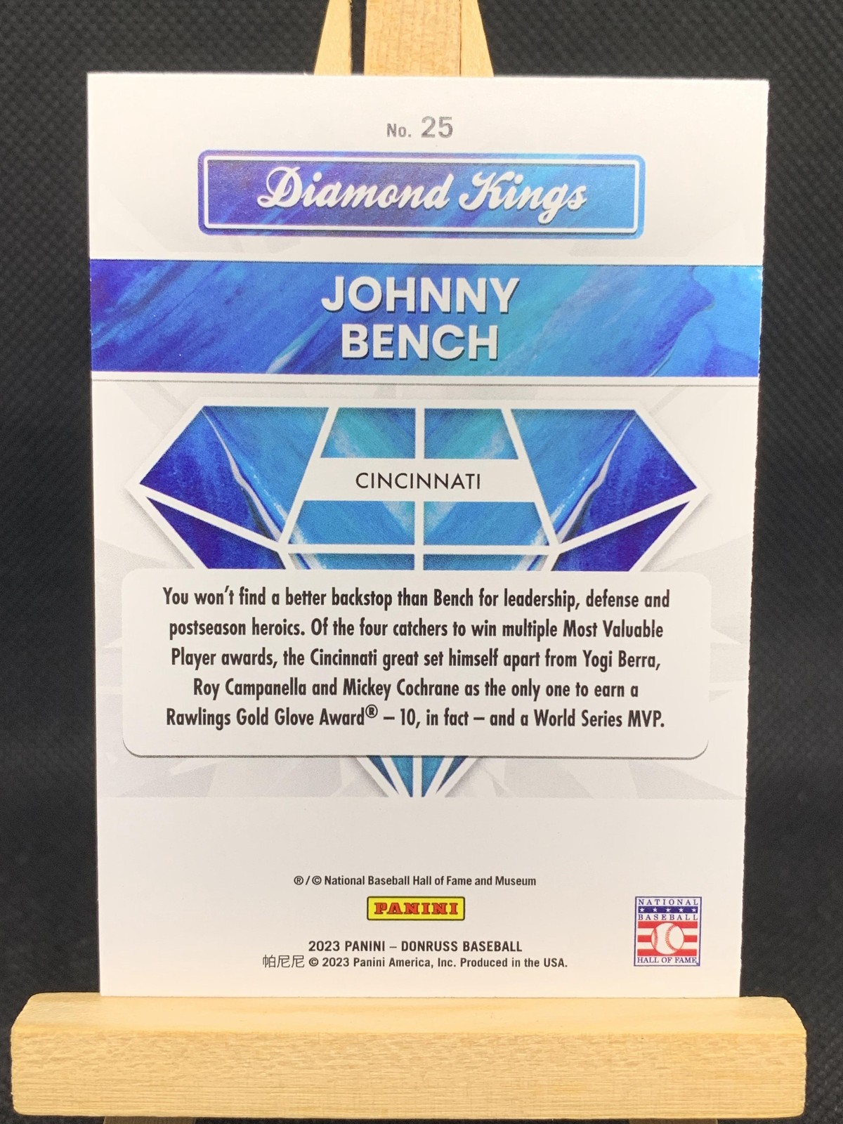 2023 Donruss #25 Johnny Bench Cincinnati Reds