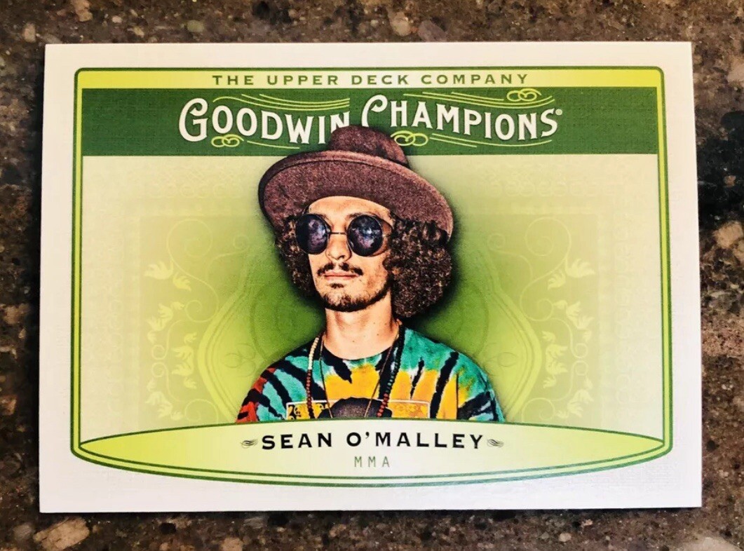 UFC MMA Sean O’Malley 2019 Upper Deck Goodwin Champions Rookie Rc Omalley Legend