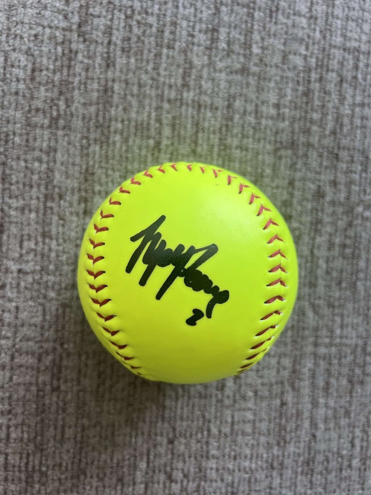 SYDNEY ROMERO signed TALONS AUSL Mexico 2020 Oklahoma Softball Autograph COA