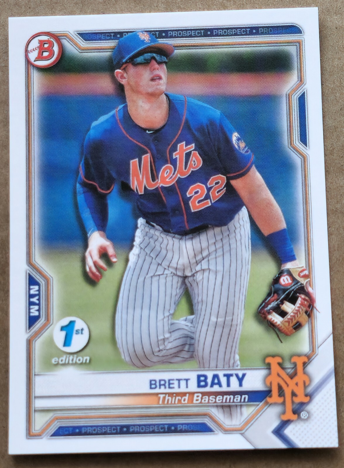 2021 BOWMAN 1ST EDITION #BFE-67 Brett Baty New York Mets