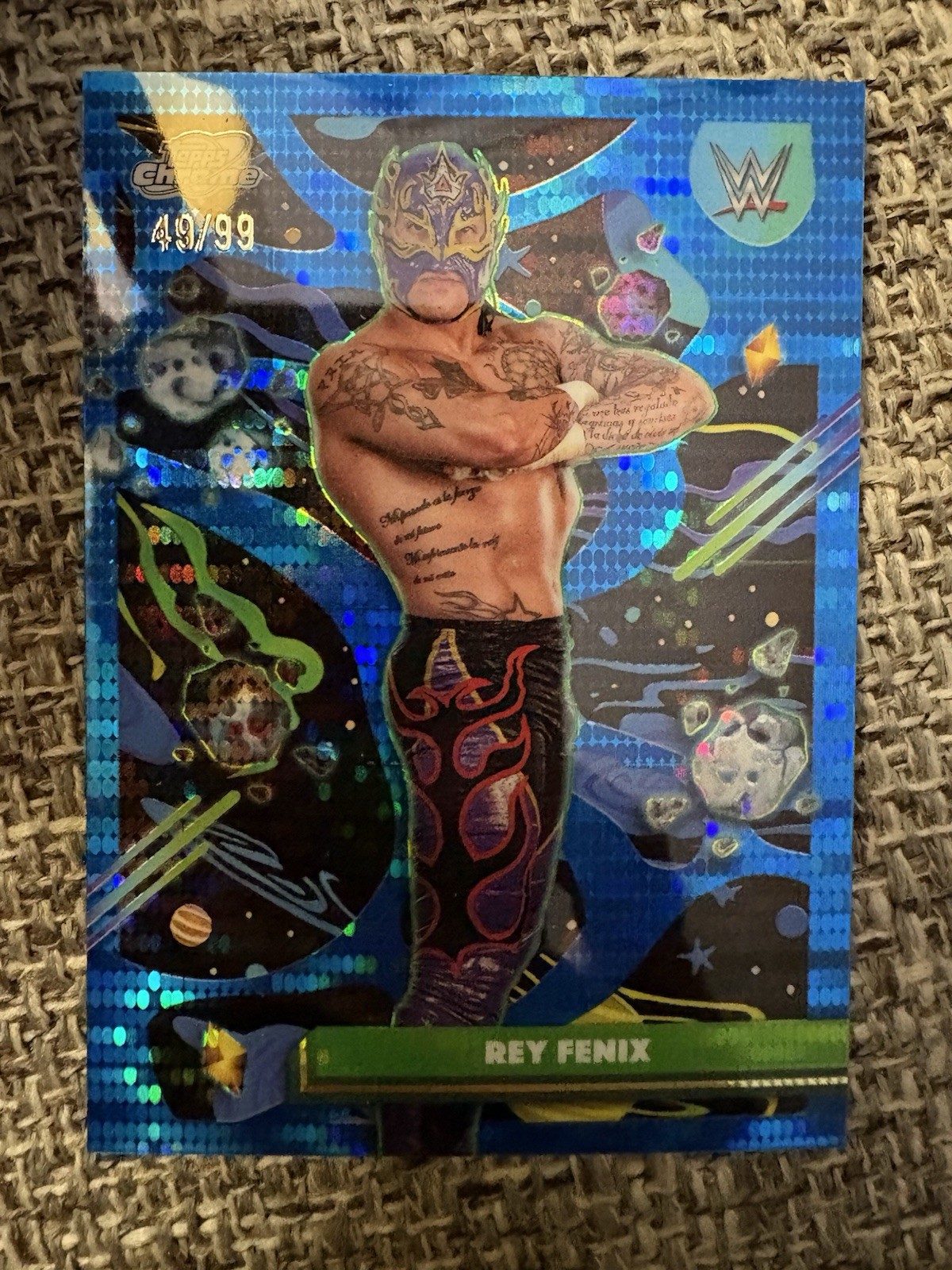 2026 WWE Topps Chrome Cosmic Blue /99