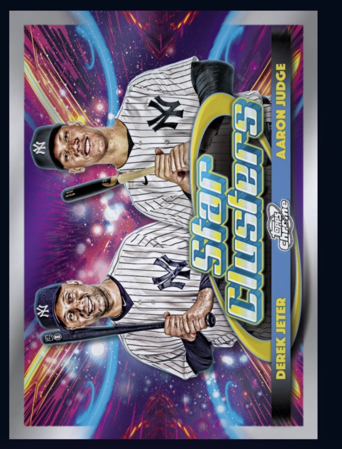 2025 TOPPS Cosmic Chrome Star Clusters-AARON JUDGE/JETER (Topps Bunt DigitalCard