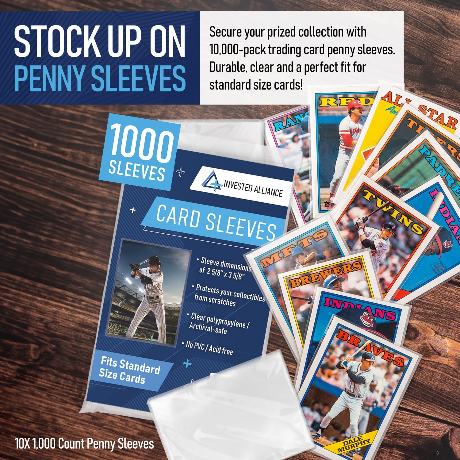 Ultra Clear Baseball & Trading Card Sleeves – Standard & Thick Protection