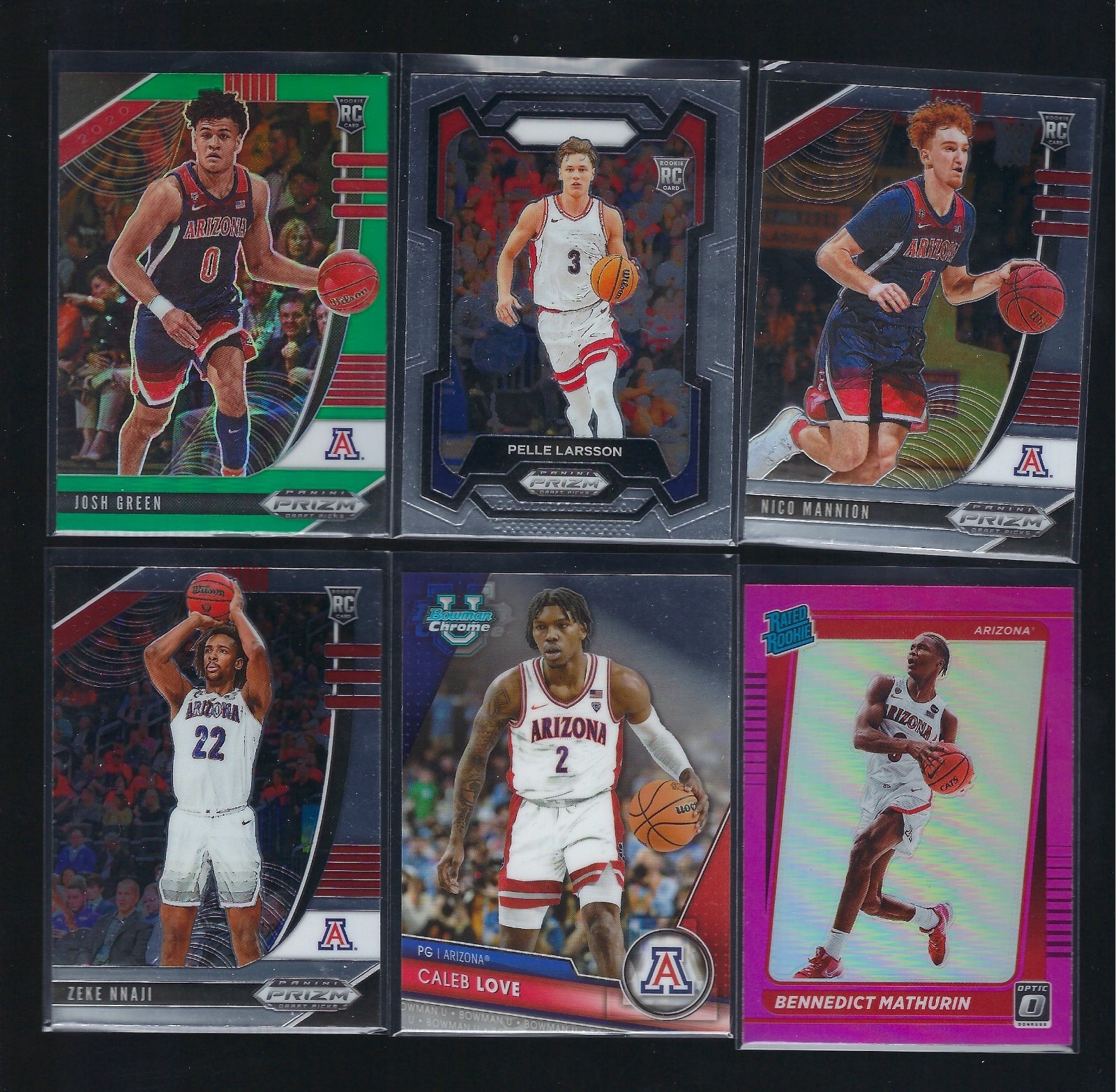 NCAA Basketball lot Arizona Wildcats alumni team set multiple players #2176A