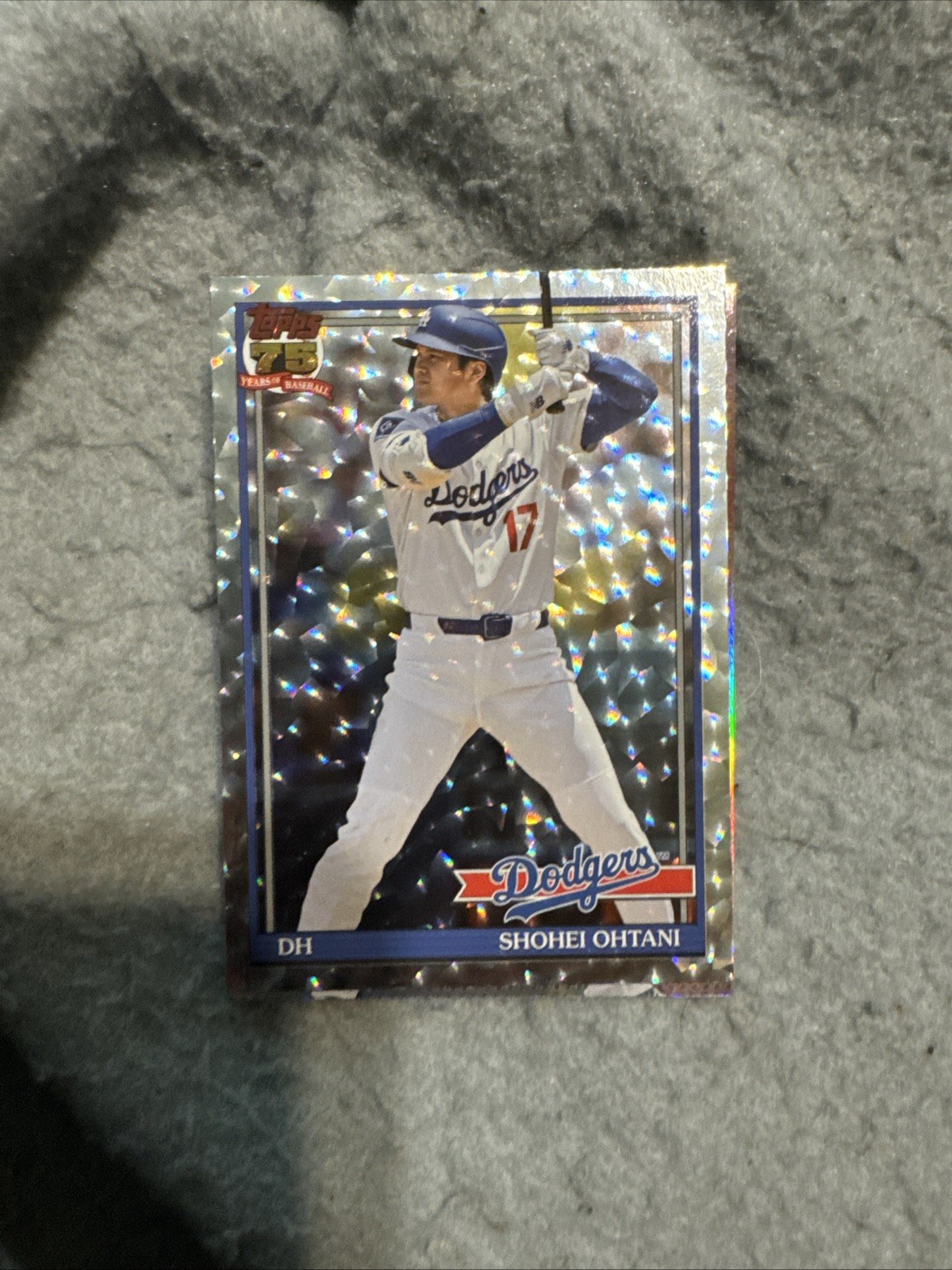 Topps 2026 Series 1 Shohei Ohtani Dodgers 1991 Crackle Foilboard #T91-100