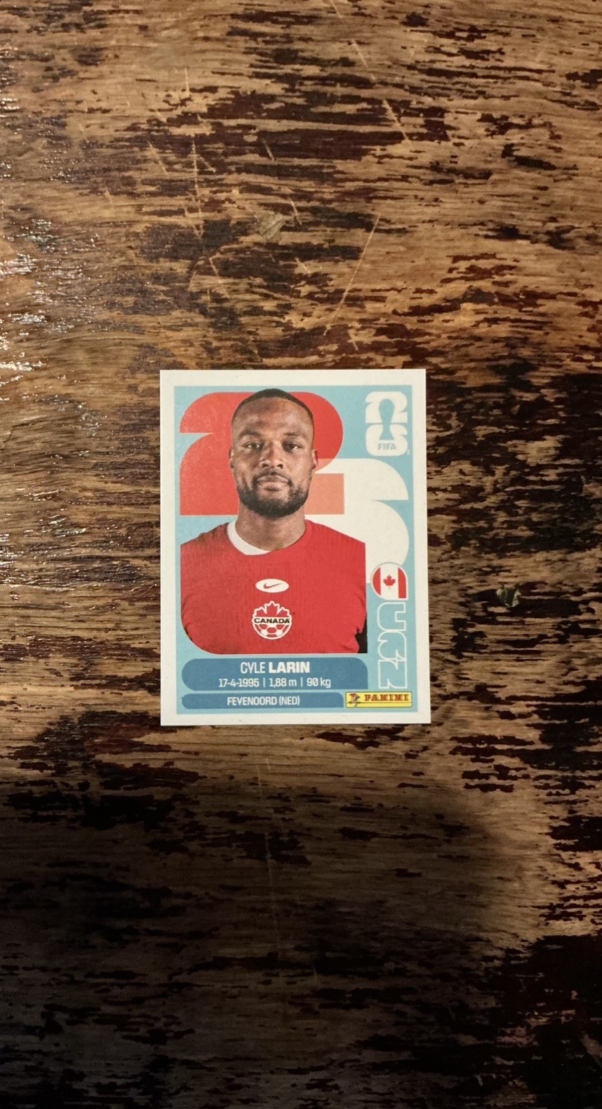 World Cup 2026 Panini Stickers Cyle Larin Canada #19