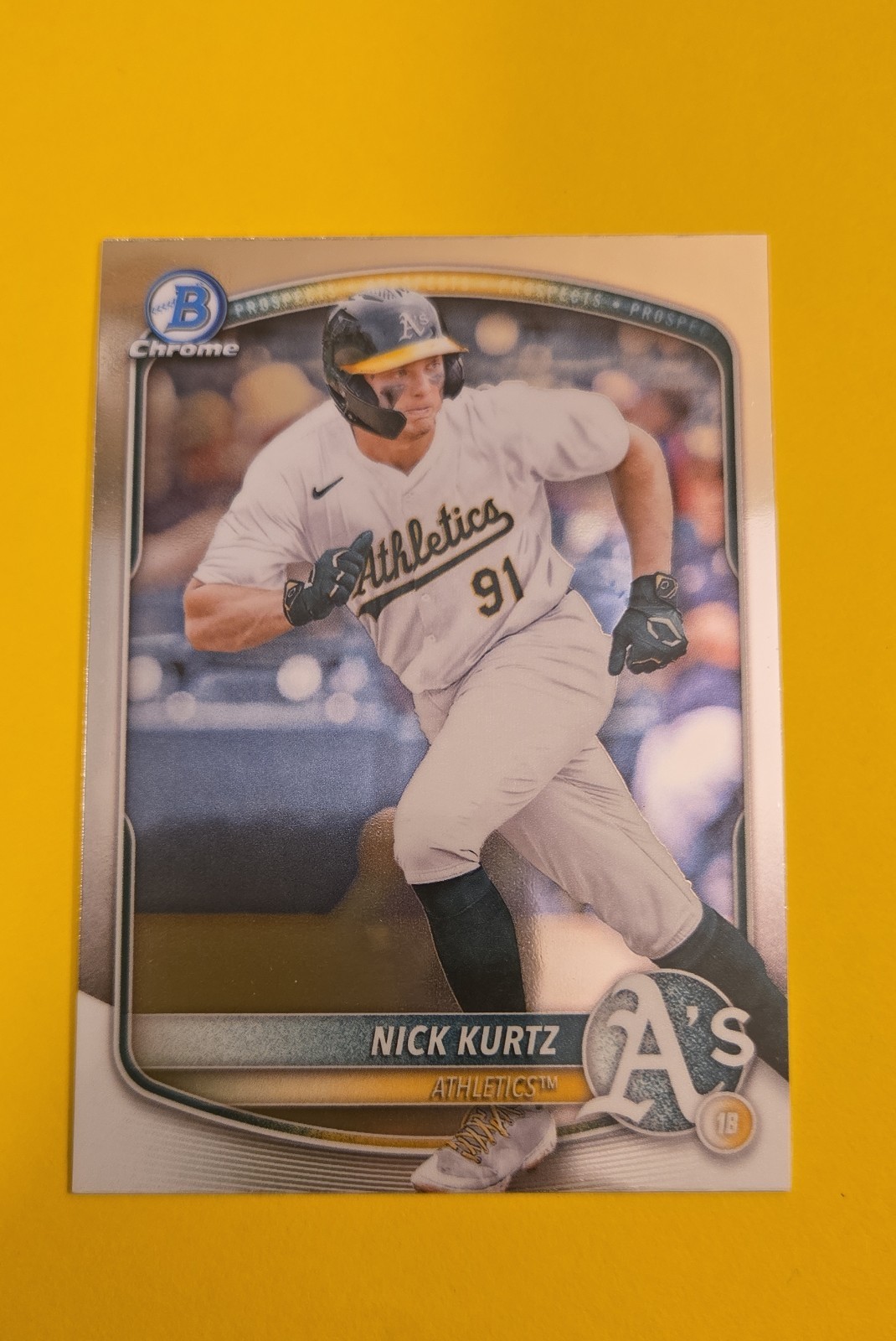 2025 Bowman – Chrome Prospects Nick Kurtz #BCP-114 (RC)