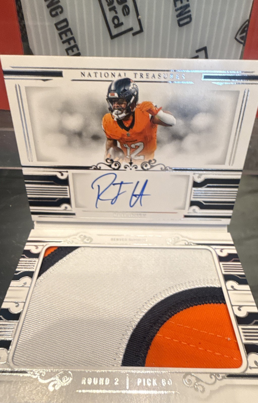 2025 Panini National Treasures – Rookie Jumbo Prime Signatures Booklet RJ Harvey