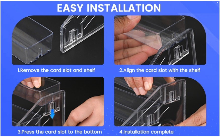 ❤️Upgrad 5 Tier Trading Card Display Stand 5 Tier Vertical Holder for Basketball