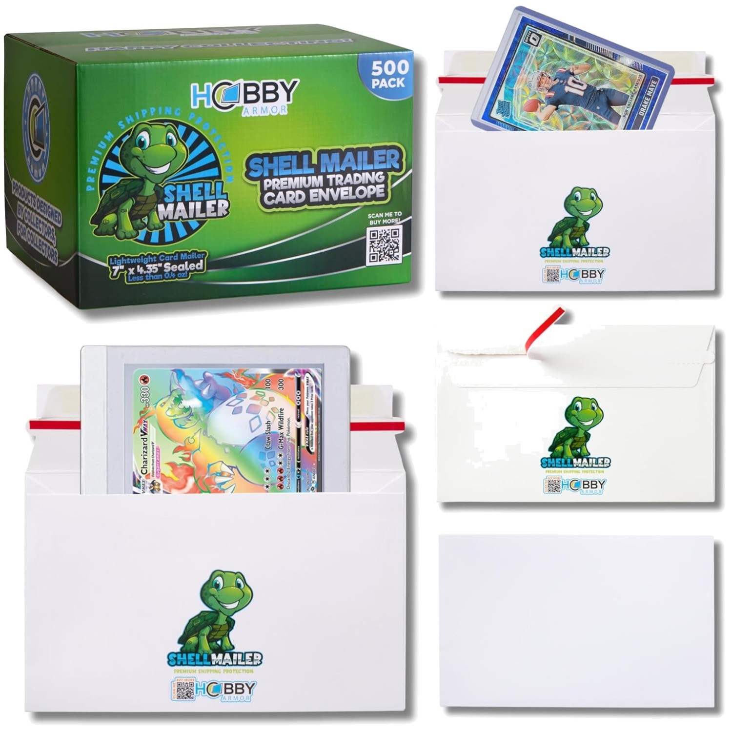 Shell Mailer for Trading Card Shipping