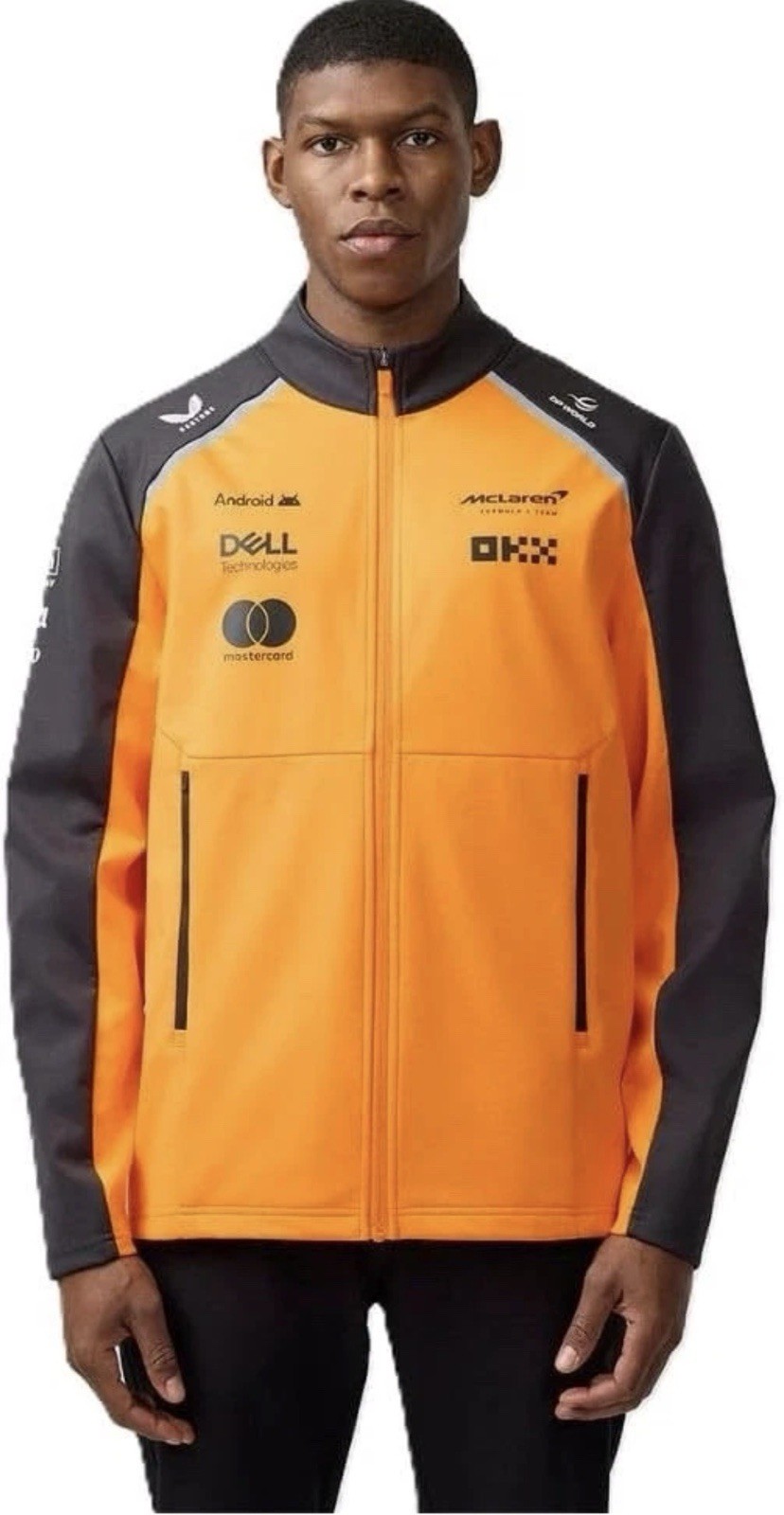 Official 2025 McLaren Formula 1 Team Softshell Jacket (L) in ORIGINAL PACKAGING