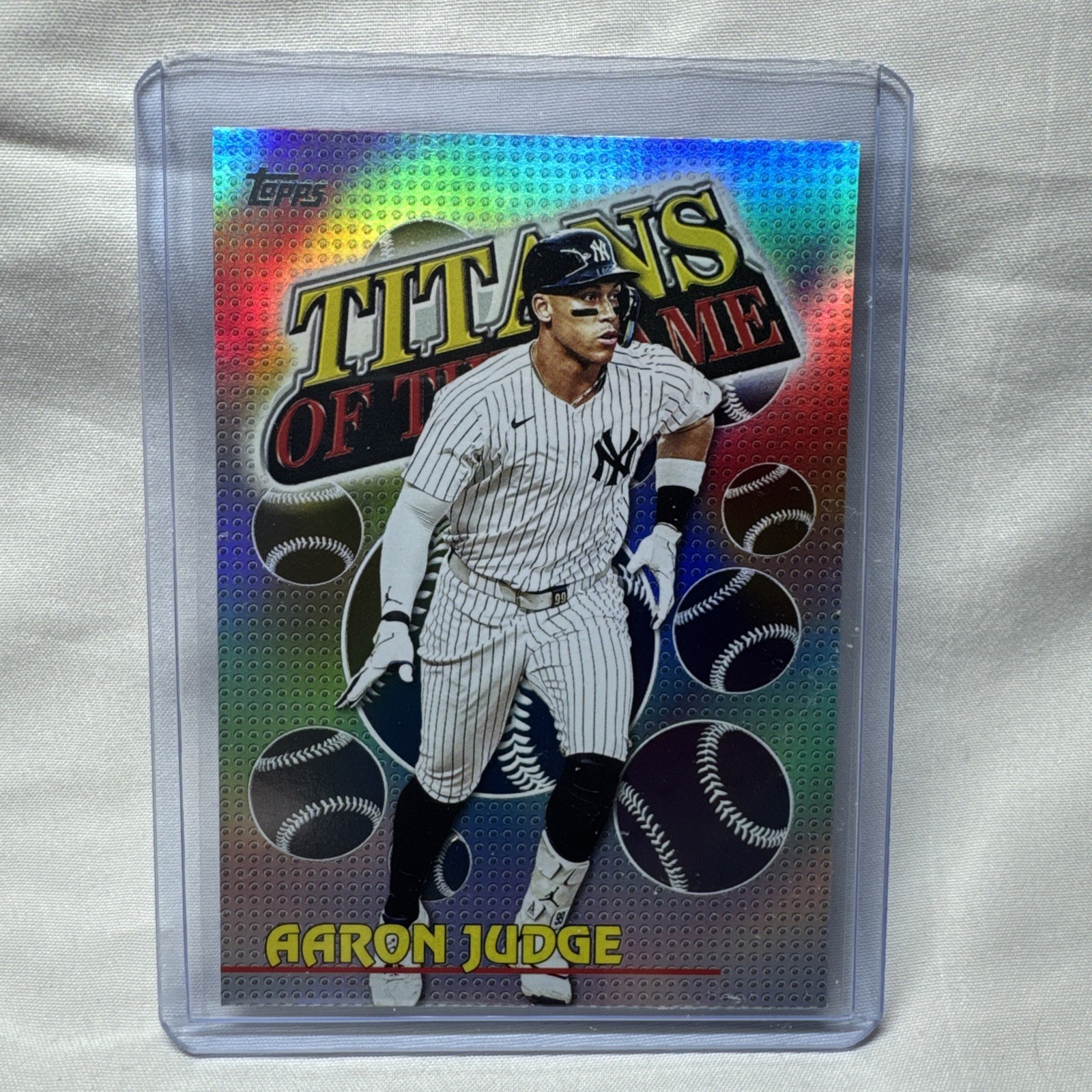 2026 Topps Series One Aaron Judge #TOG-3 Titans Of The Game New York Yankees