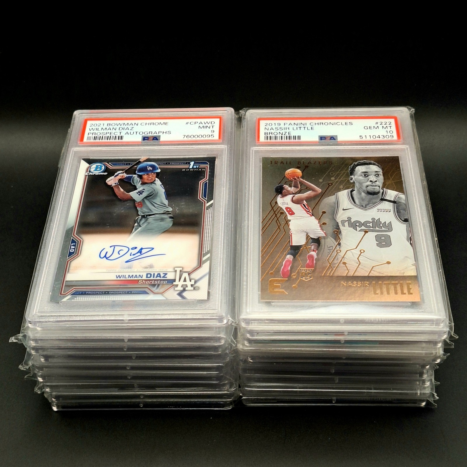 1 PSA Slab Guaranteed Graded 9 Or 10 – Baseball – Basketball – Football Only