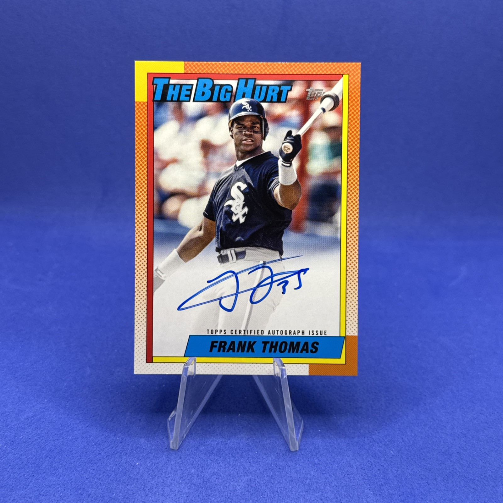 2025 Topps Series 1 Frank Thomas /10 The Big Hurt Auto #HURTA-13 – White Sox
