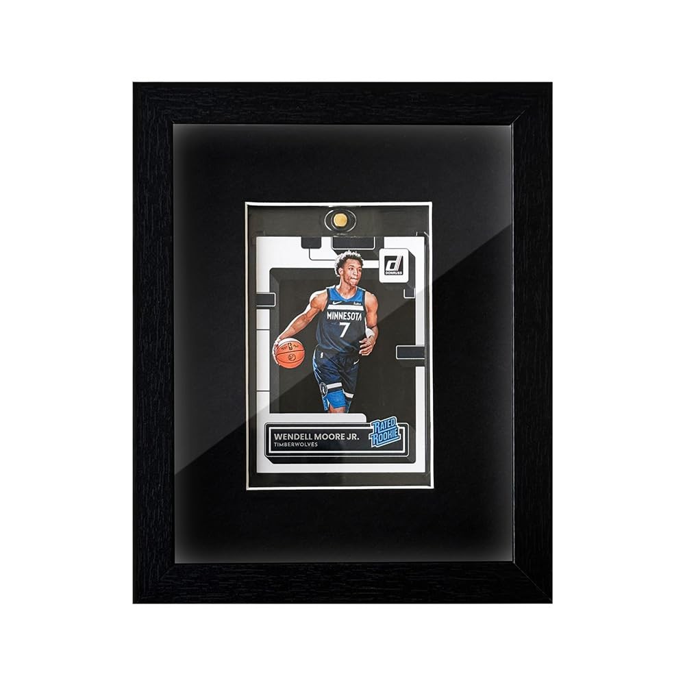 Sports Card Display Frame with Tempered Glass, Wall Mount or Tabletop Trading…