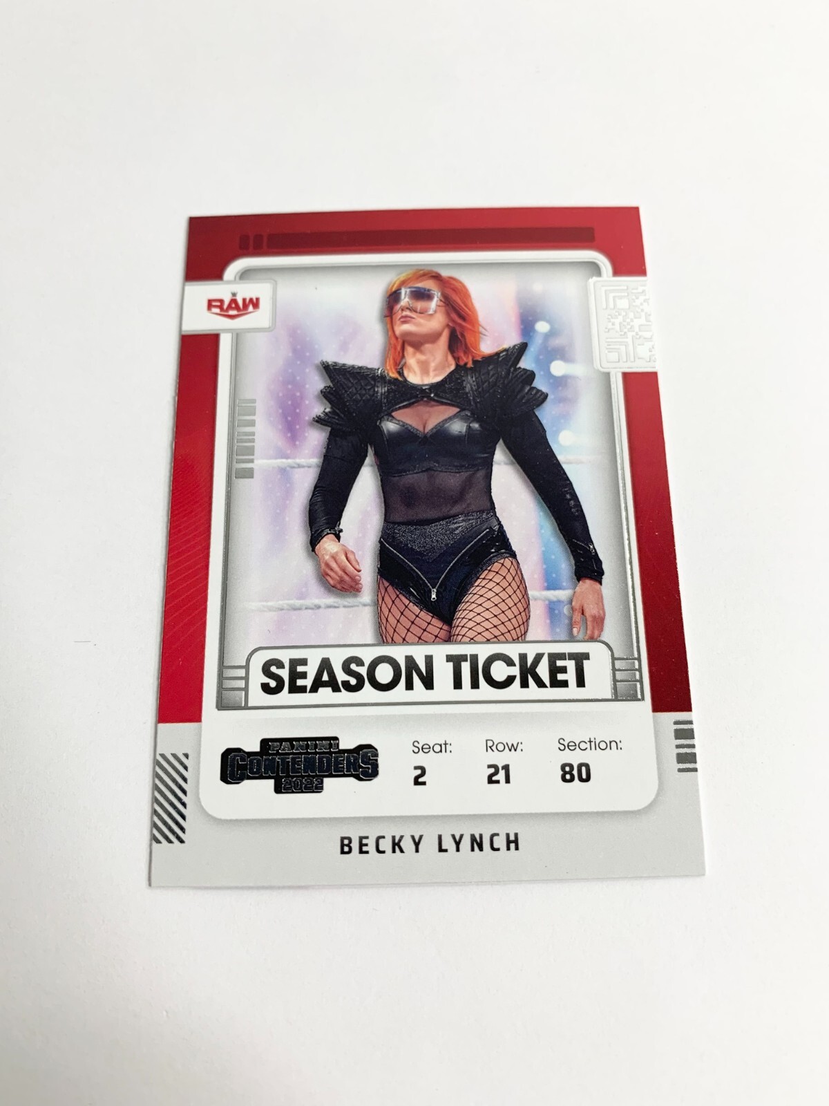 Becky Lynch Season Ticket 2022 Panini Chronicles Contenders WWE Base Card # 103