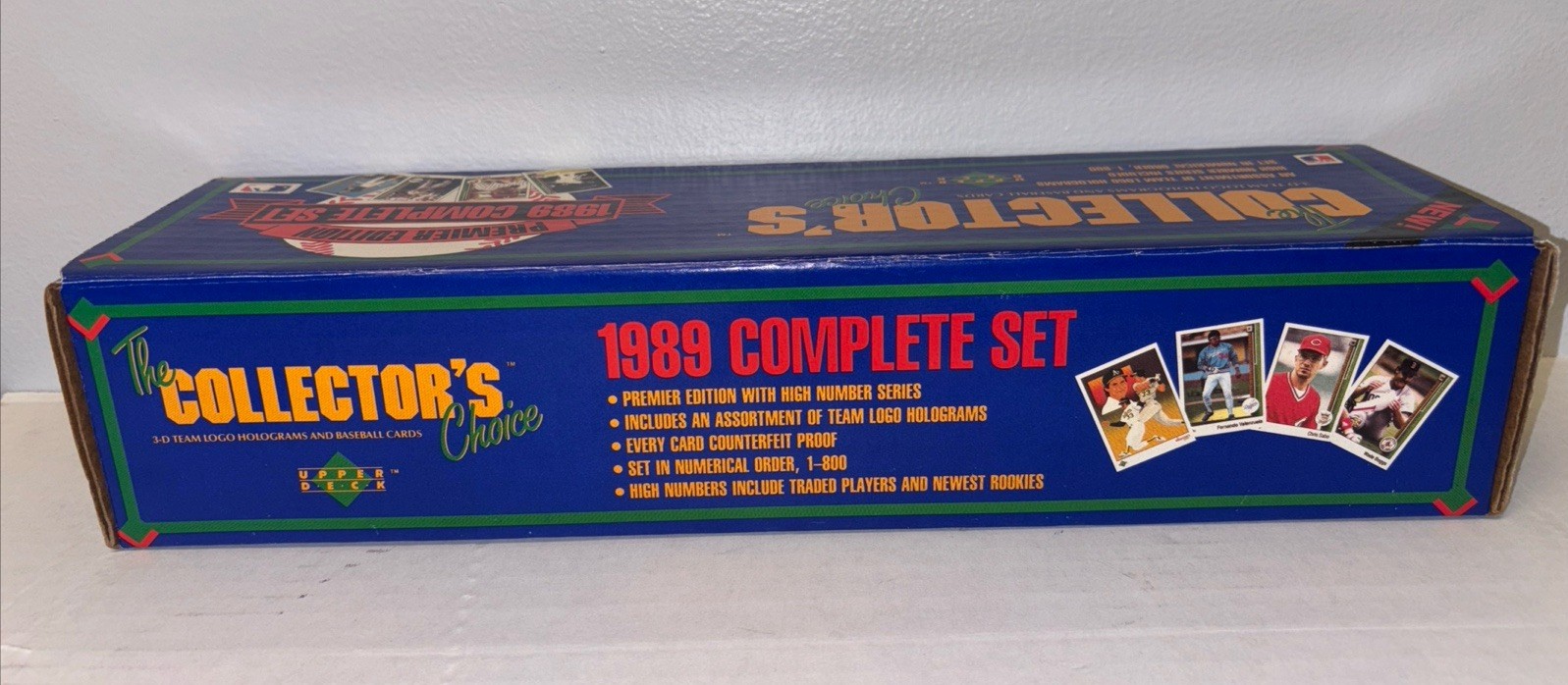 1989 UPPER DECK Collectors Choice Premier Edition Complete Set *FACTORY SEALED*