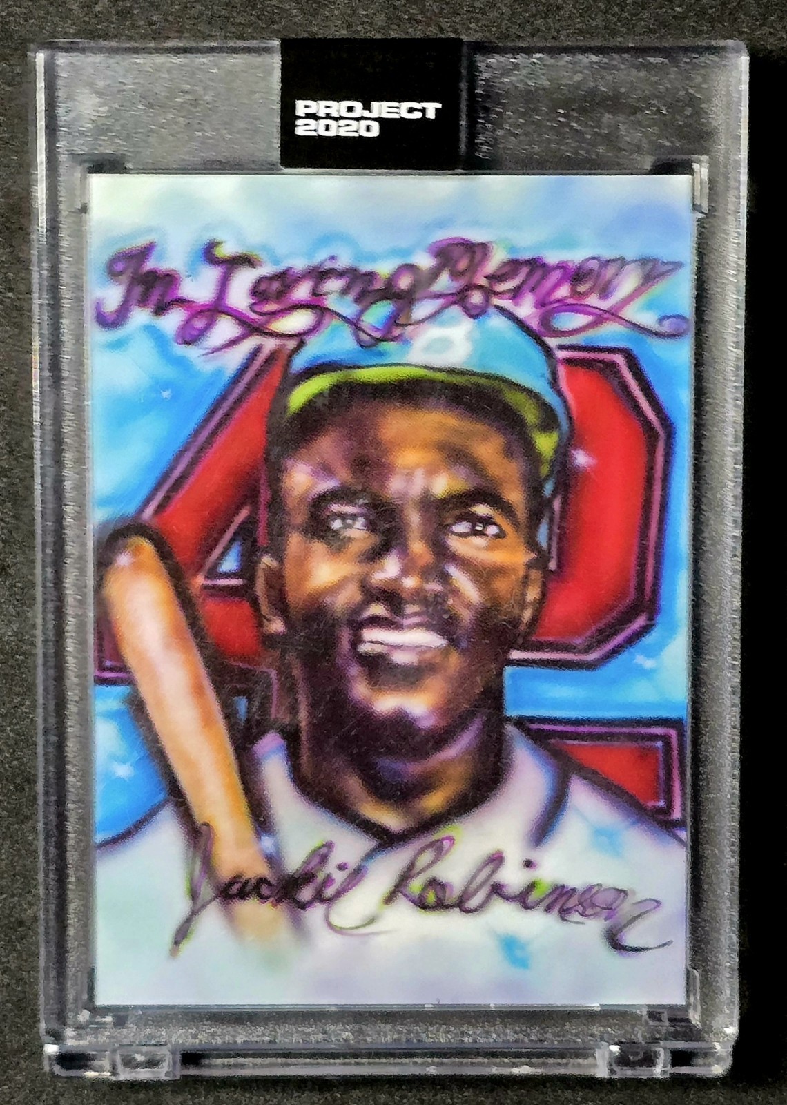 2020 ⚾ Topps Project 2020 #224 Jackie Robinson by Don C. Dodgers Topps/Sealed