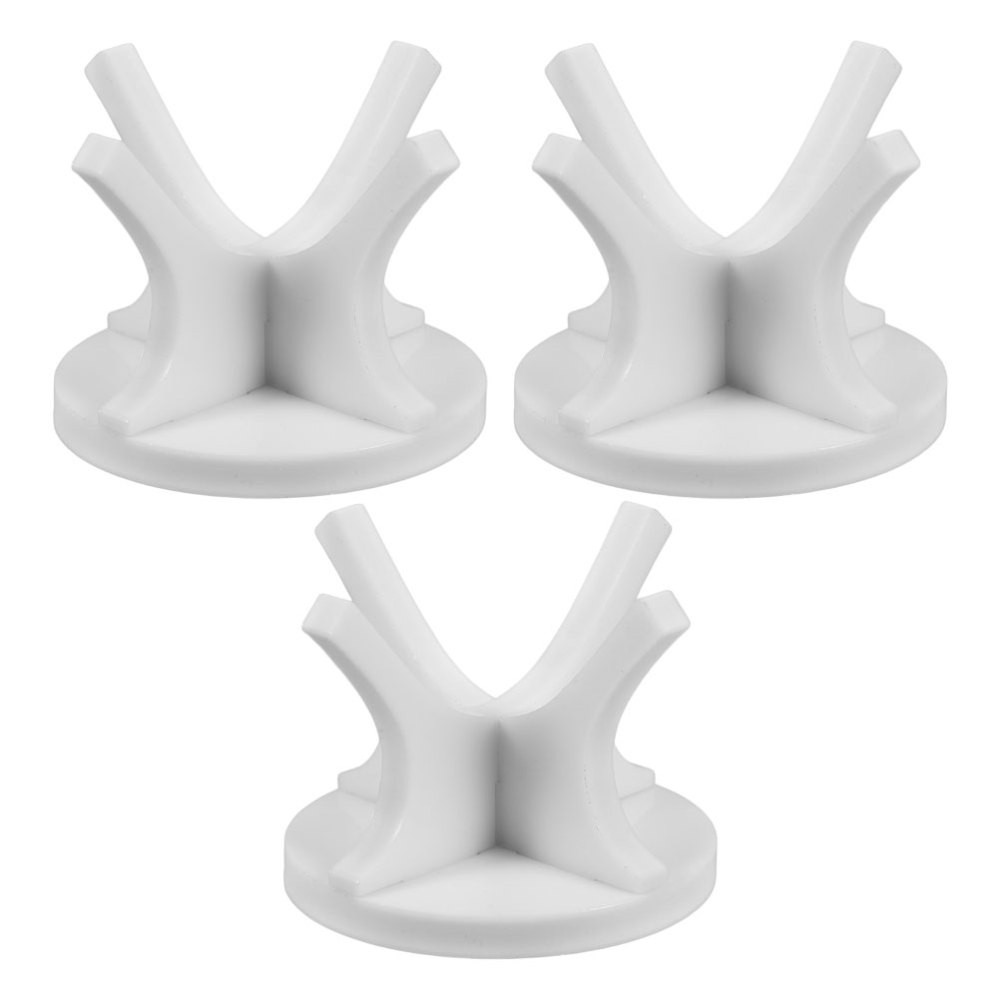3 Pcs Baseballl Shelf Support Basketball Stand Softball Holder Tennis Display