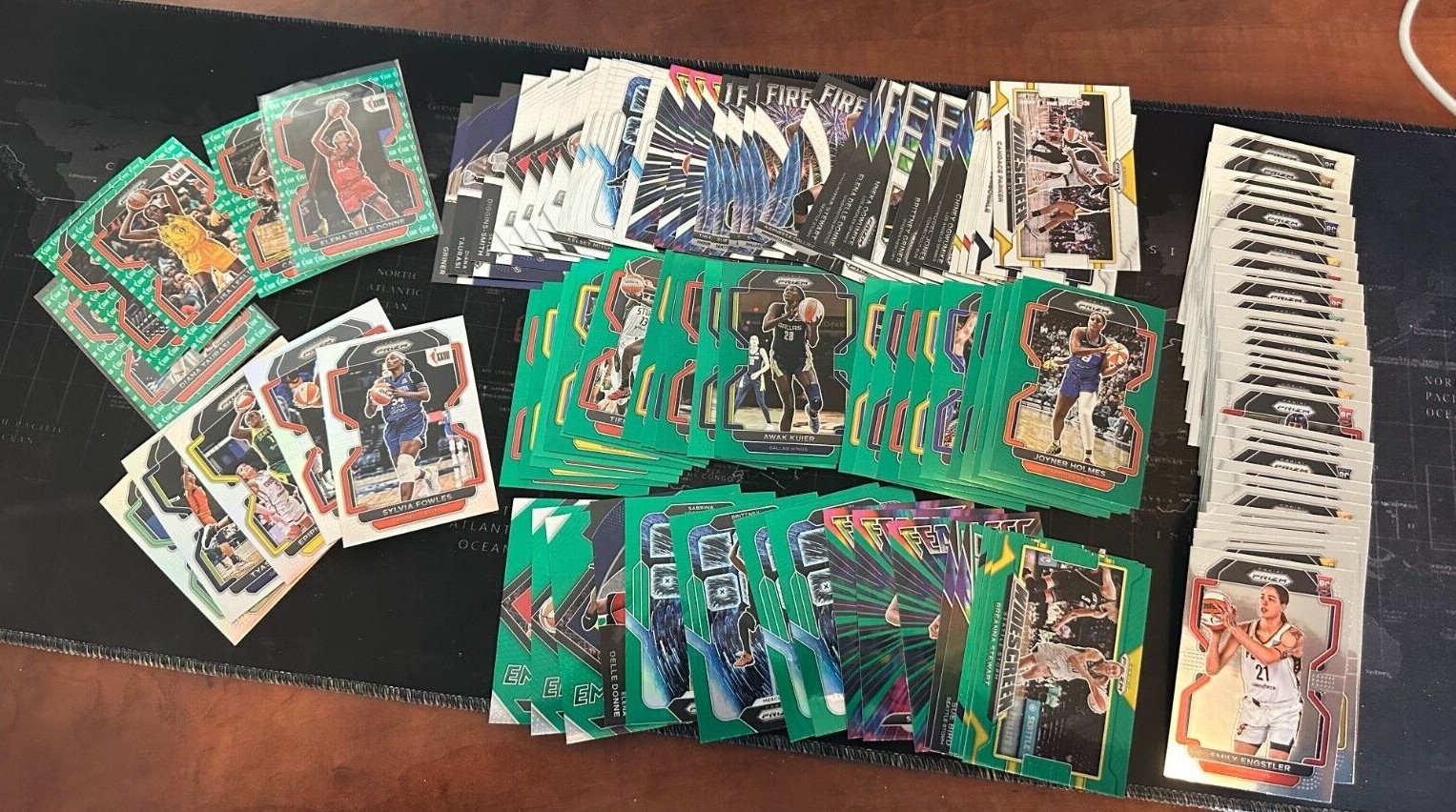 2022 WNBA Panini Prizm – Green – Holo – Silver – Inserts – Rookies – 25th Ann