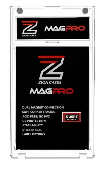 MagPro Zion Cases Single Thick Card Two Magnetic Holder – 35 Pt. Sleeved