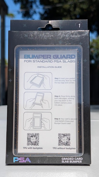 TPU Bumper Guards for PSA Slabs with blackplate ( 27 Colors / Glitter )