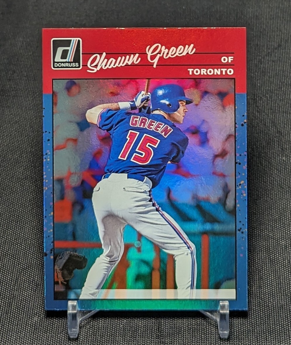 Shawn Green Blue Holo 1990 Retro 2023 Panini Donruss Card #271 Toronto Blue Jays