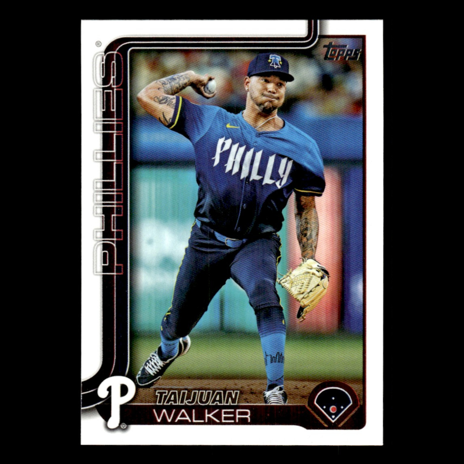 Taijuan Walker #351 2025 Topps Philadelphia Phillies Baseball Card MLB NM