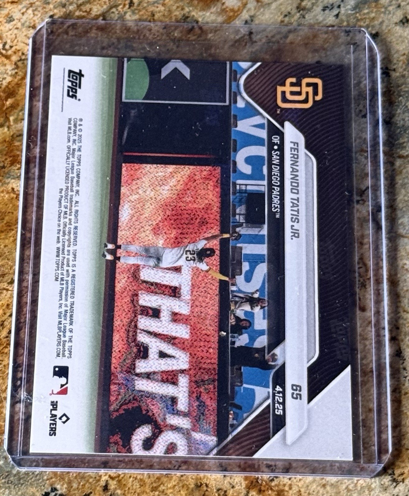 Fernando Tatis Jr. – 2025 MLB Topps NOW® – Card #65 – Padres