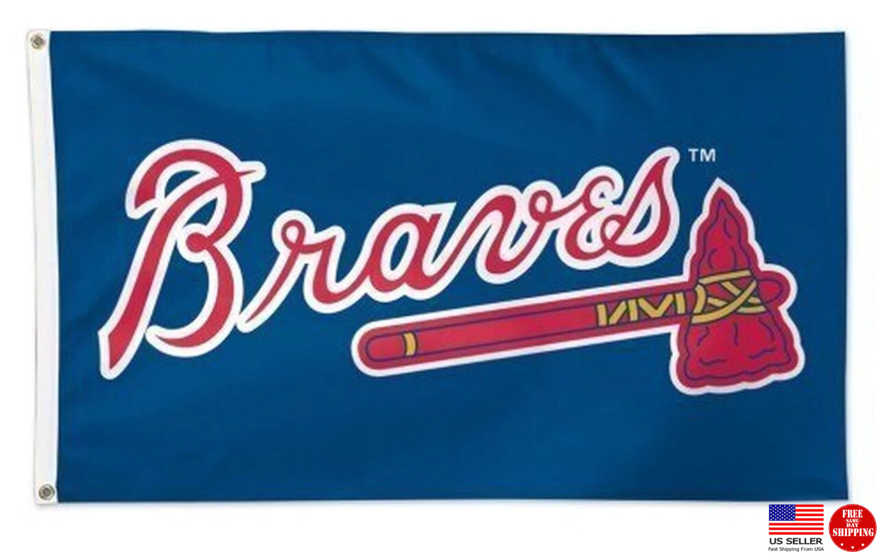 Atlanta Braves Flags 3×5 Sports Flag 3 x 5 Banner Baseball New Fast USA Ship
