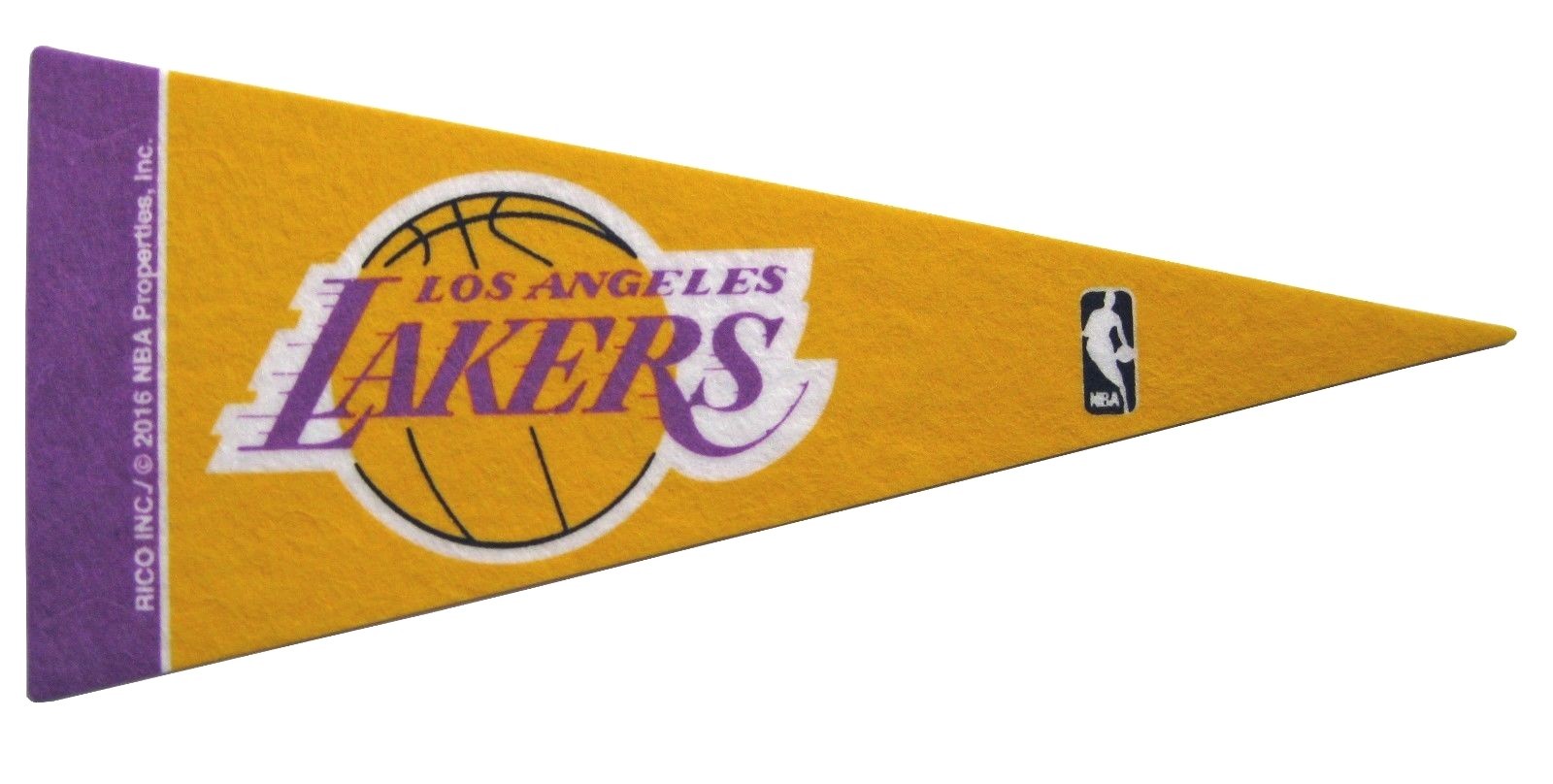 Los Angeles Lakers NBA Mini Pennant 9″x4″, New, Felt, Made in USA Banner Flag