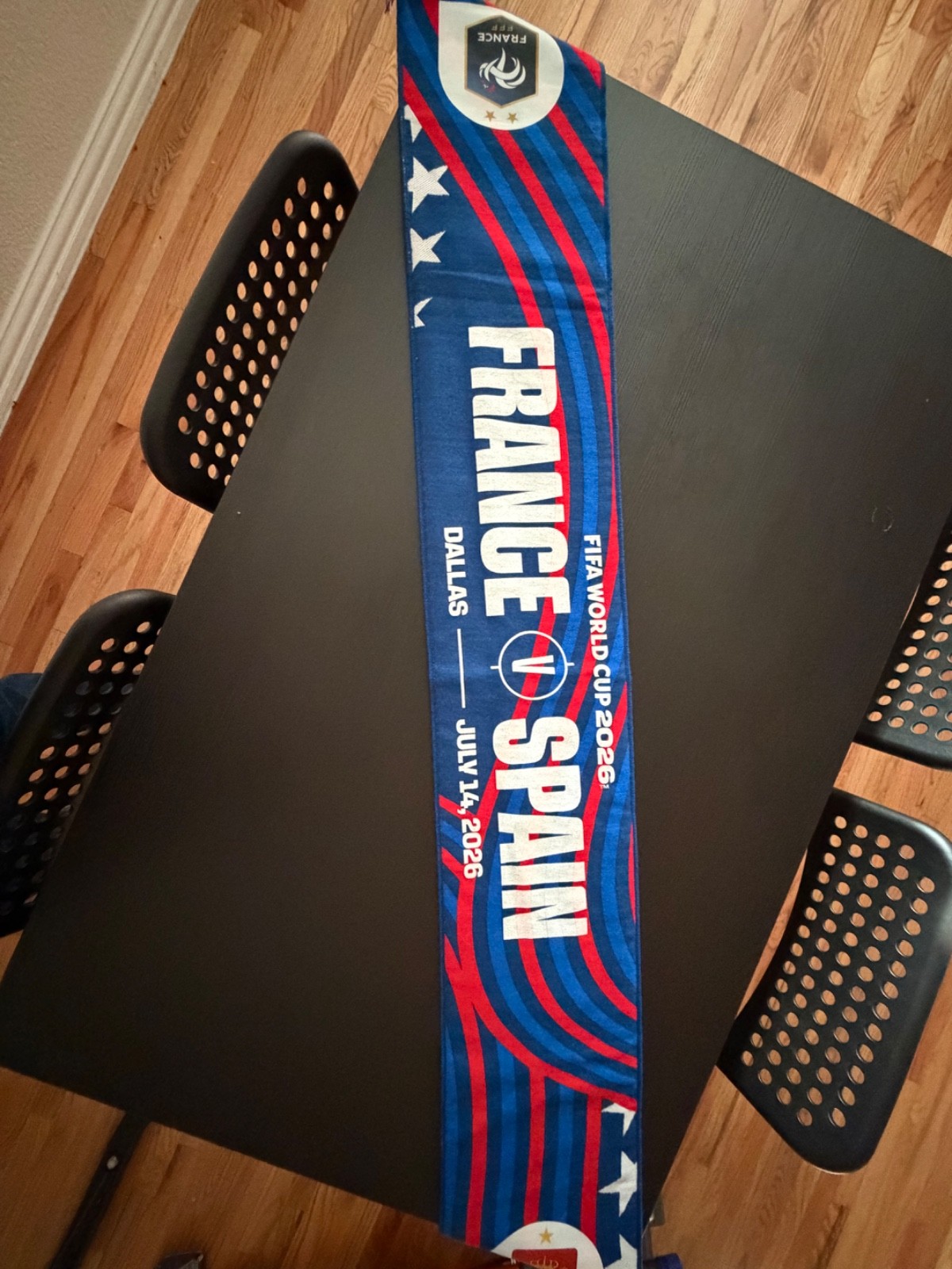 Spain Vs France Gameday Limited Edition Scarf, Dallas Stadium