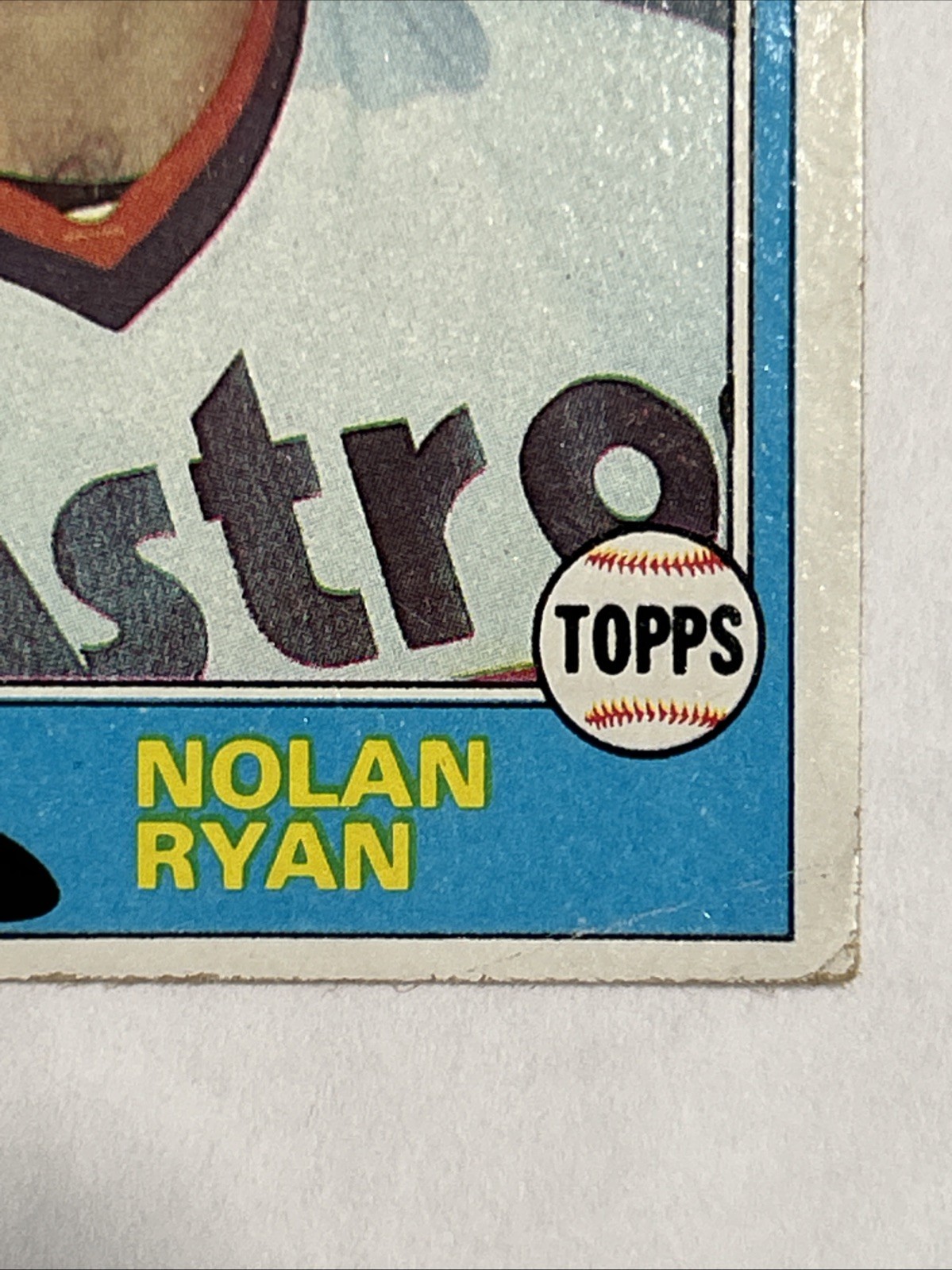Topps 1981 Nolan Ryan #240 Houston Astros Baseball Card MLB