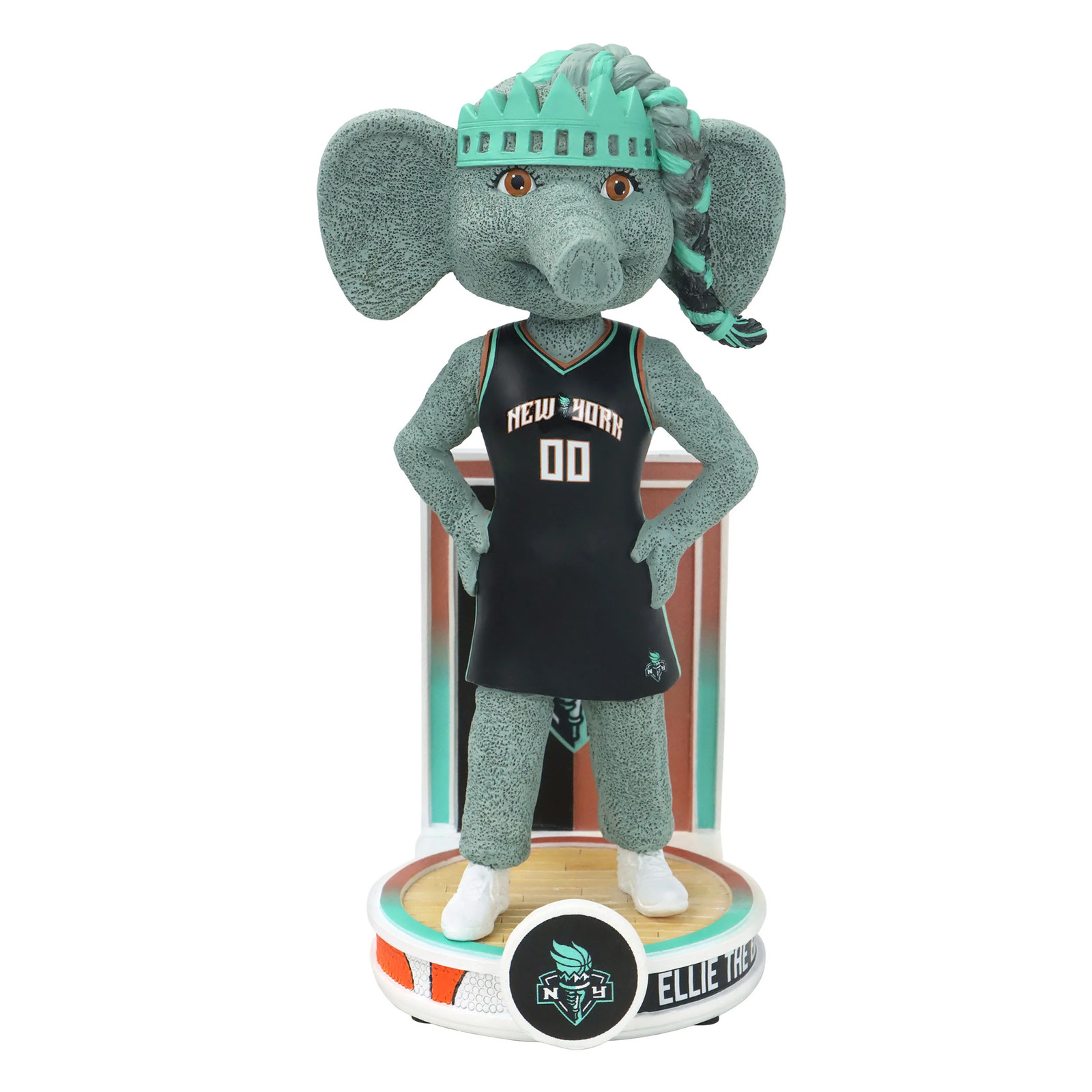 Ellie the Elephant New York Liberty Banner Series Bobblehead WNBA Basketball