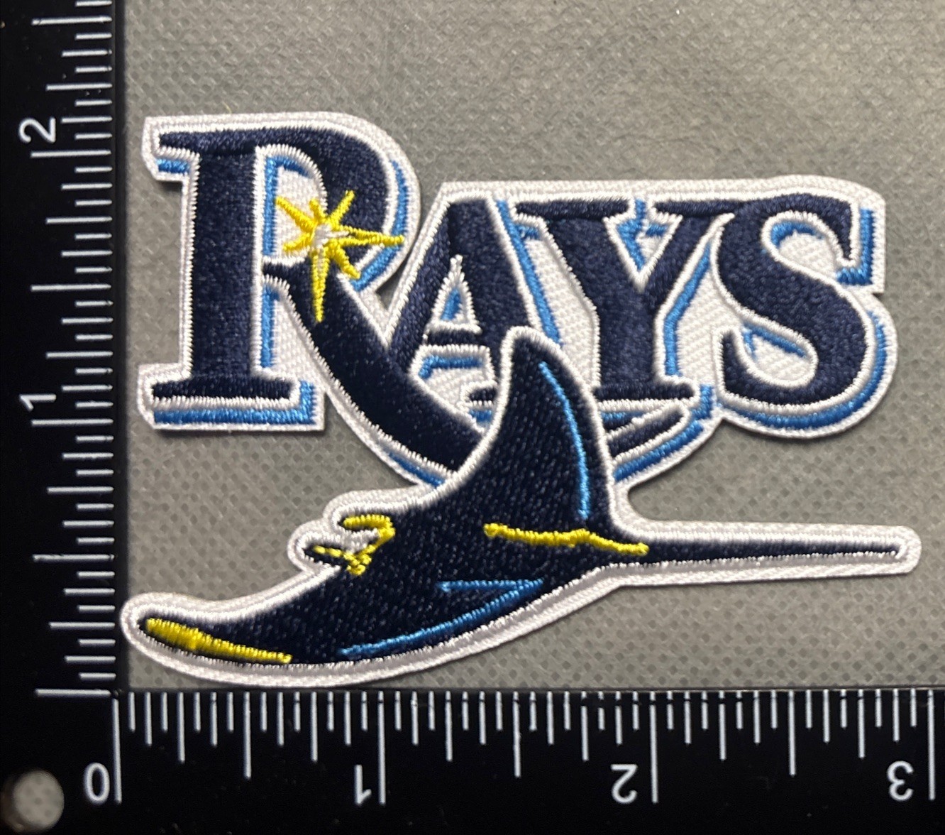 TAMPA BAY RAYS EMBROIDERED IRON ON PATCH MLB BASEBALL