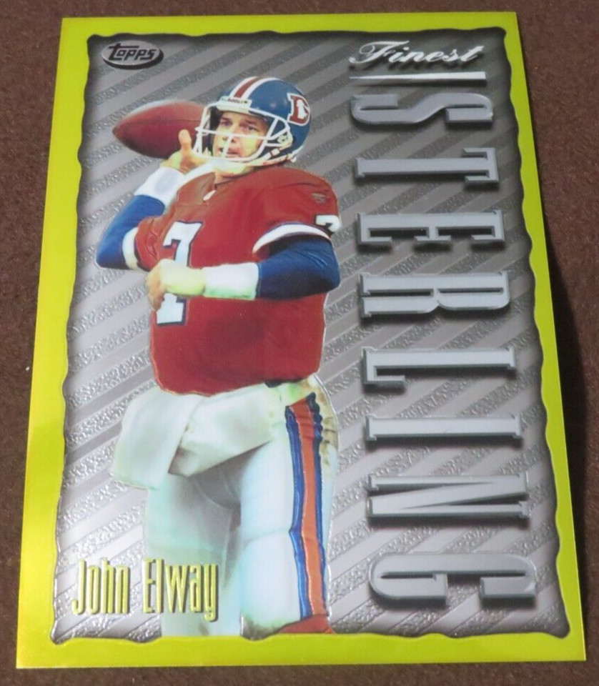 OS704 1996 TOPPS FINEST 5X7 JOHN ELWAY #6