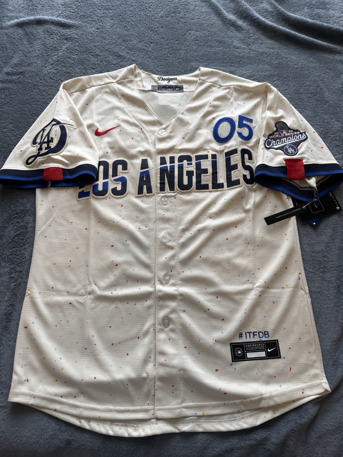 NEW Freddie Freeman Dodgers 2025 World Series Jersey! SHIPS SAME DAY!