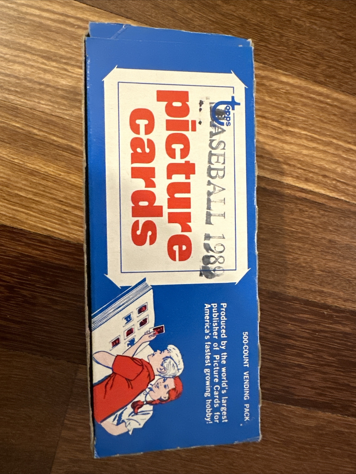 1989 Topps Baseball Picture Cards 500-Count Vending Box