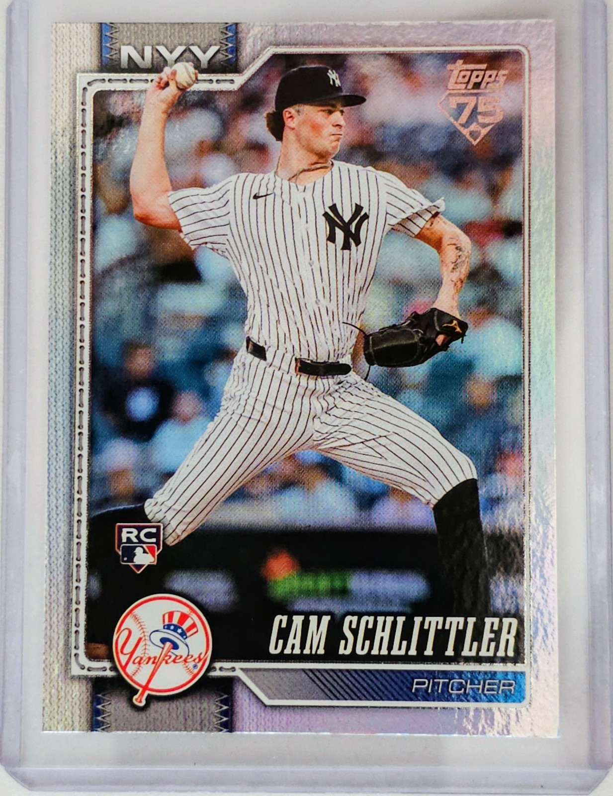 2026 Topps Series 1 – Cam Schlittler #111 Rainbow Foil (RC) Yankees