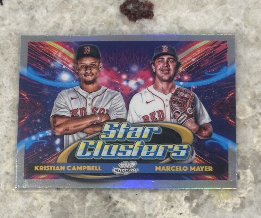 2025 Topps Cosmic Chrome Star Clusters Marcelo Mayer, Kristian Campbell #DSC-5 1